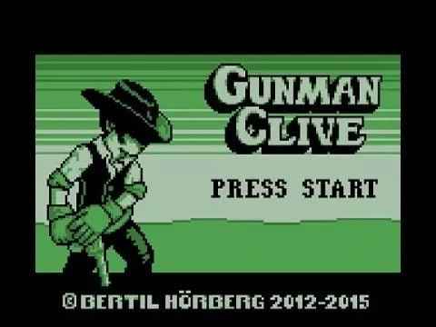 Gunman Clive - Nintendo Game Boy (8-Bit Retro Demake) Translucent Blue Edition