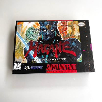 Hagane: The Final Conflict – SNES Game Cartridge (With Tray, Box & Manual) - Romcarts