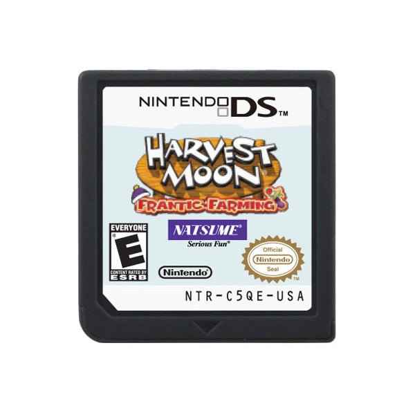 Harvest Moon Ds Frantic Farming Game Case & Cart