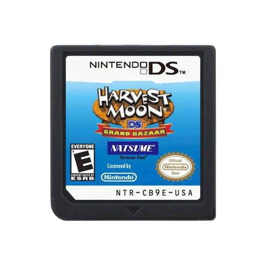 Harvest Moon Ds Grand Bazaar Game Case & Cart
