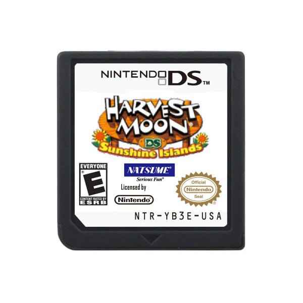Harvest Moon Ds Sunshine Islands Game Case & Cart