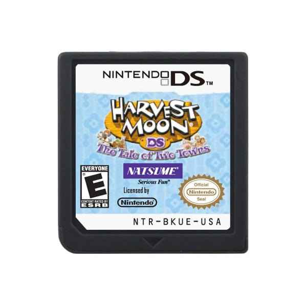 Harvest Moon Ds the Tale of Two Towns Game Case & Cart