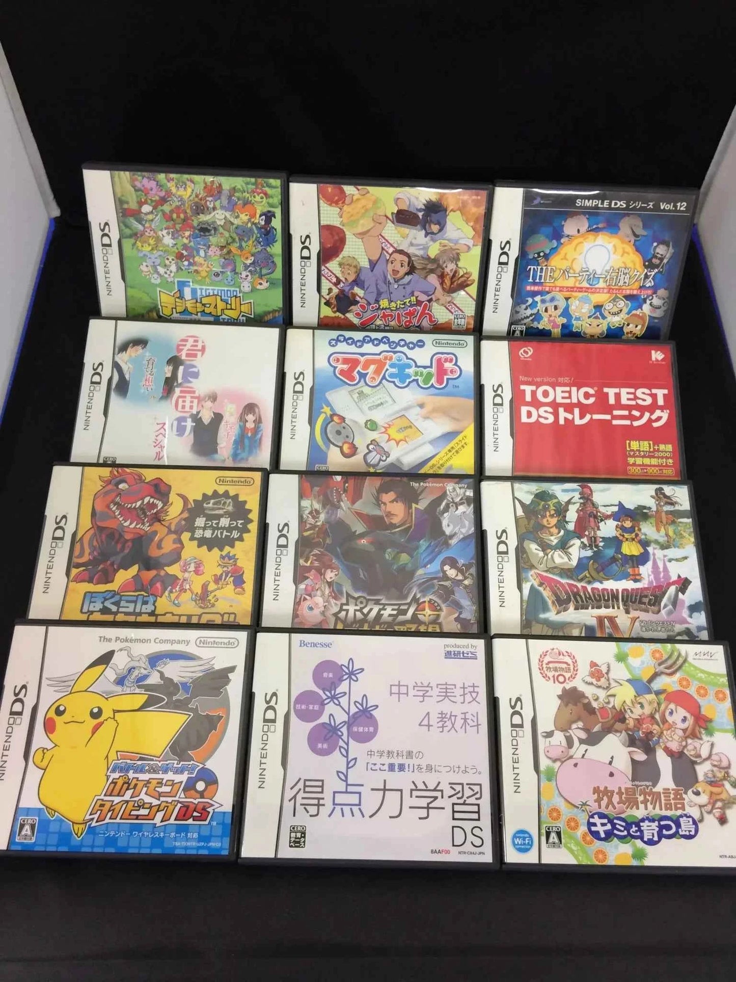 HUGE JAPANESE BULK DS GAMES 90 GAMES (AUTHENTIC)