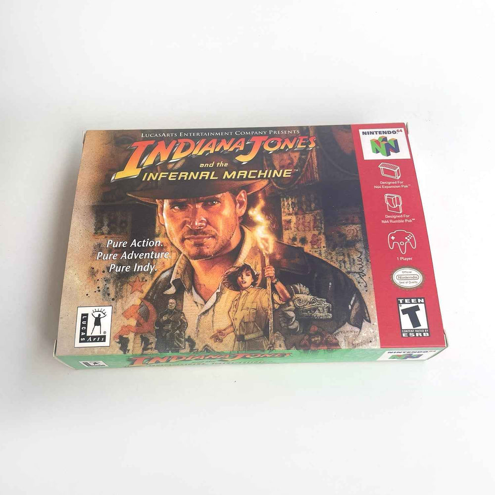 Indiana Jones and the Infernal Machine – N64 Game Cartridge