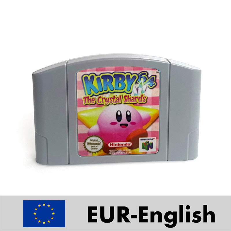 Kirby 64: The Crystal Shards reproduction N64 cartridge – English
