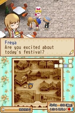 Harvest Moon DS: Grand Bazaar — Nintendo DS in-game screenshot 2