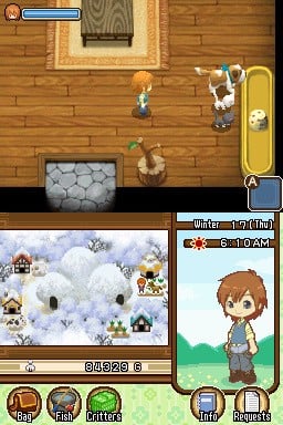 Harvest Moon DS: The Tale of Two Towns — Nintendo DS in-game screenshot 2