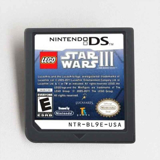 Lego Star Wars III the Clone Wars Ds Game Case & Cart (USA)