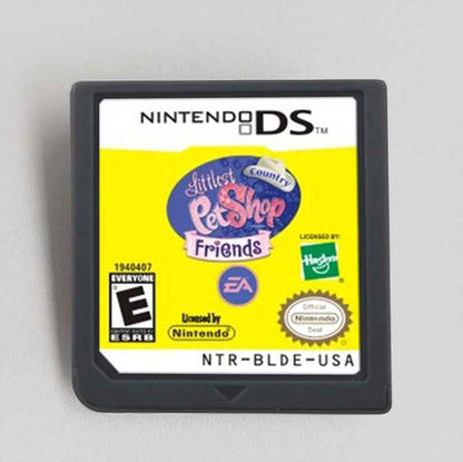 Littlest Pet Shop Country Friends Ds Sim 20+ Animals Wi-Fi Play & Creative Styling Game Case & Cart