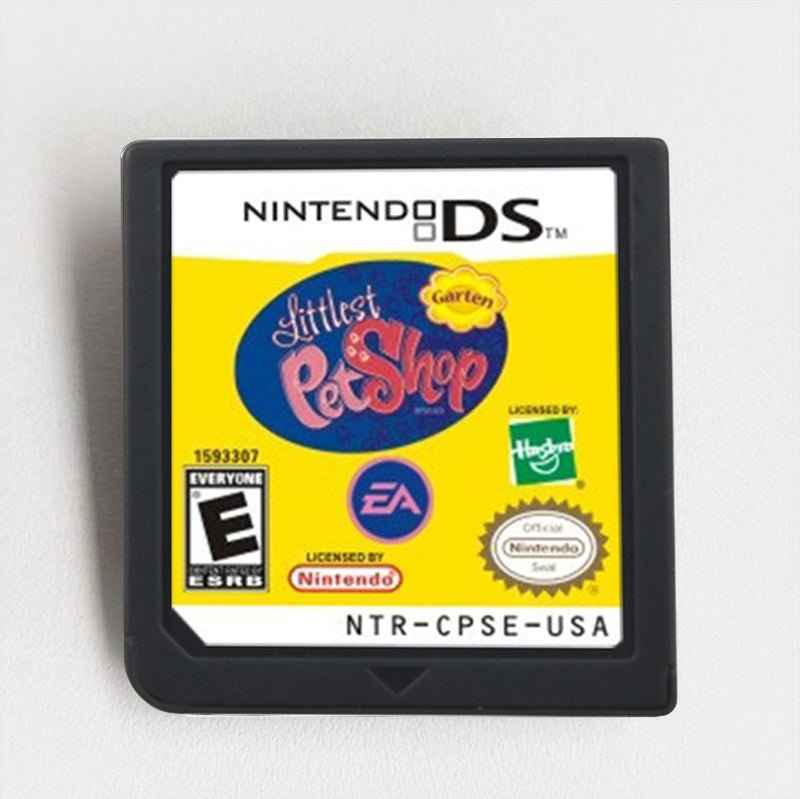 Littlest Pet Shop Garden Ds Adopt Pets Grow Gardens & Play with Friends Game Case & Cart