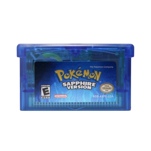 Pokémon Sapphire Version (GBA) – Premium RTC AAA+ Cartridge (Copy) Romcarts