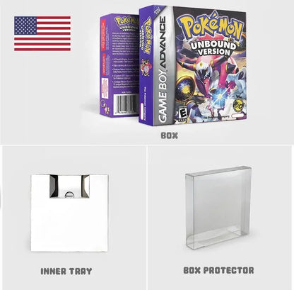 Pokémon Unbound – GBA Game Cartridge (With Box, No Manual) Romcarts