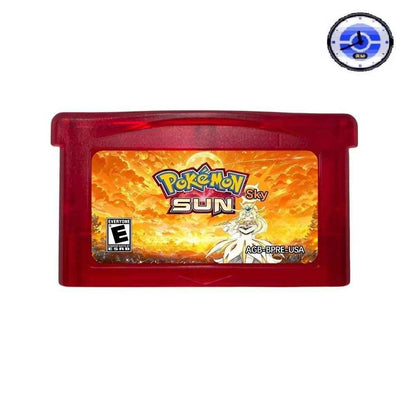 Pokémon Sun Sky RTC GBA Cartridge – Game Boy Advance Custom Pokémon Adventure