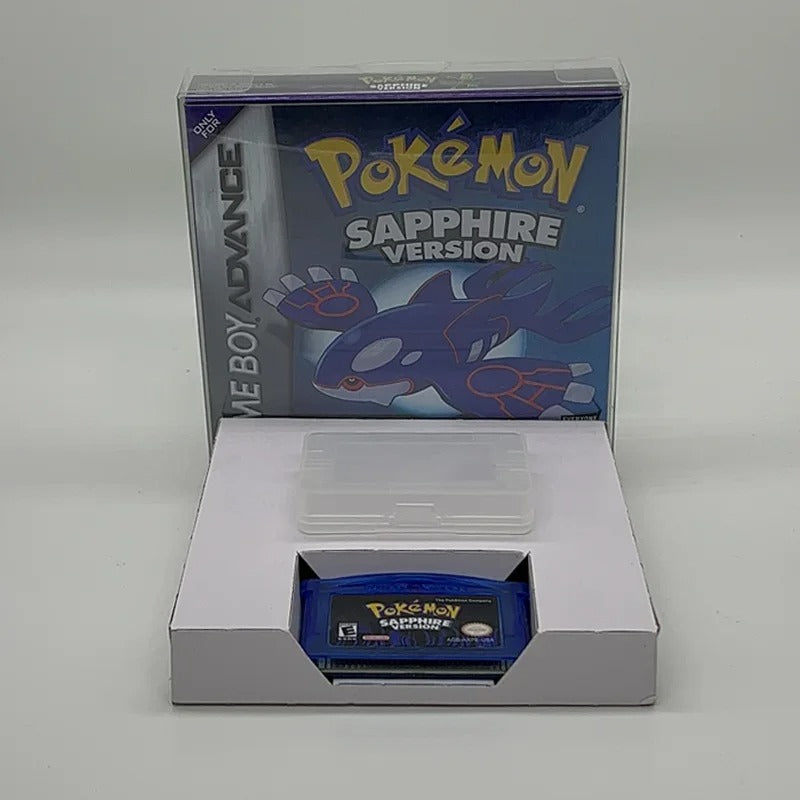 Pokémon Sapphire Version – Boxed Game Boy Advance Cartridge (US English) Romcarts