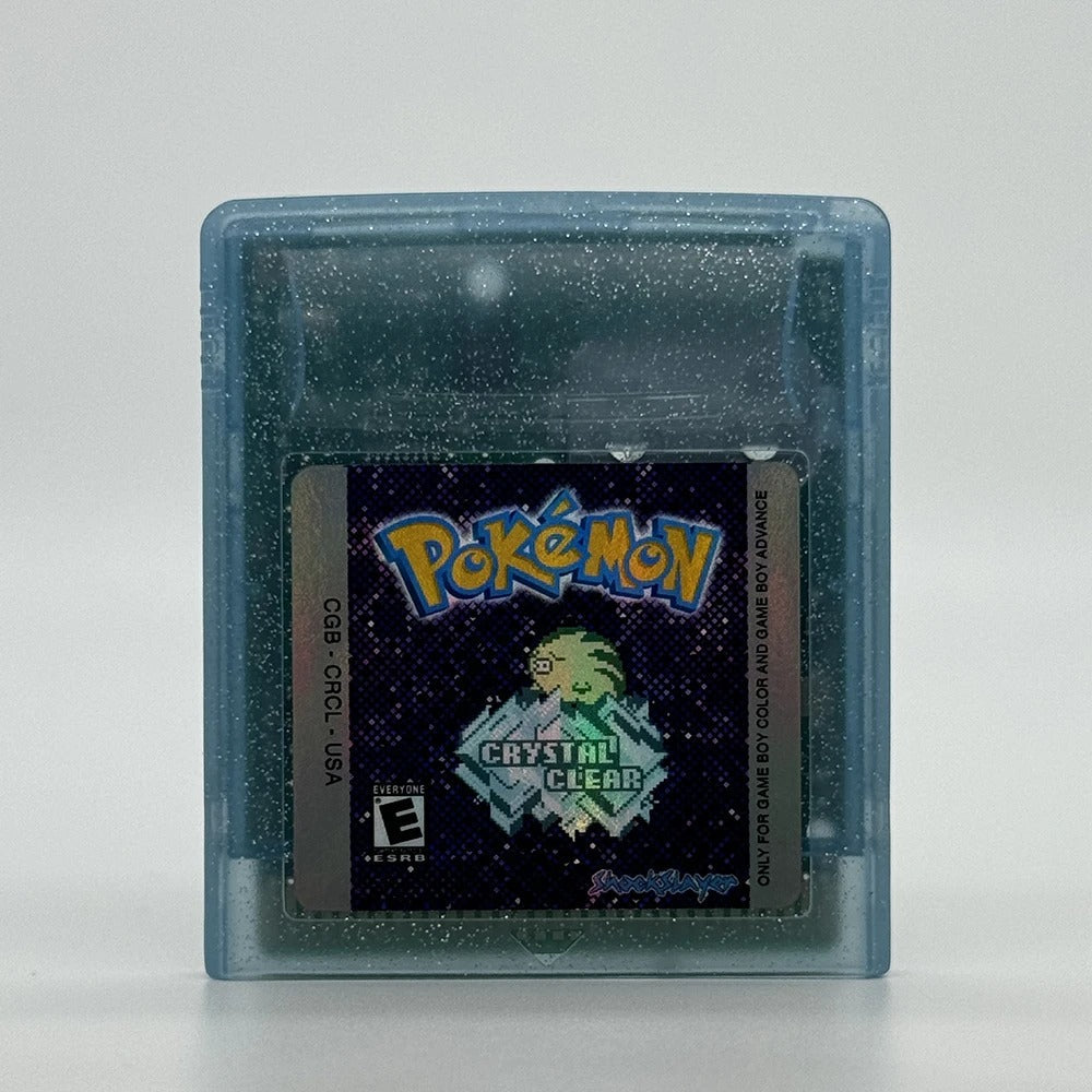 Pokémon Crystal Clear – Game Boy Color Cartridge (US English) Romcarts