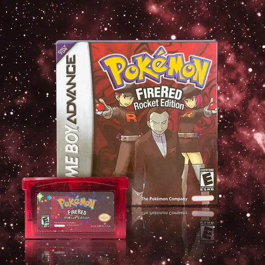Pokémon FireRed: Rocket Edition – Game Boy Advance Cartridge Romcarts