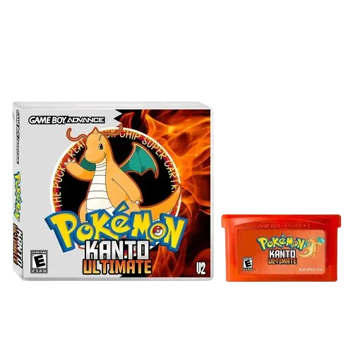 Pokémon Kanto Ultimate – GBA Game Cartridge with Box (No Manual) Romcarts
