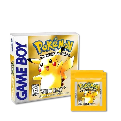 Pokémon Yellow Legacy+ – Game Boy Color Cartridge (With Box, No Manual) Romcarts