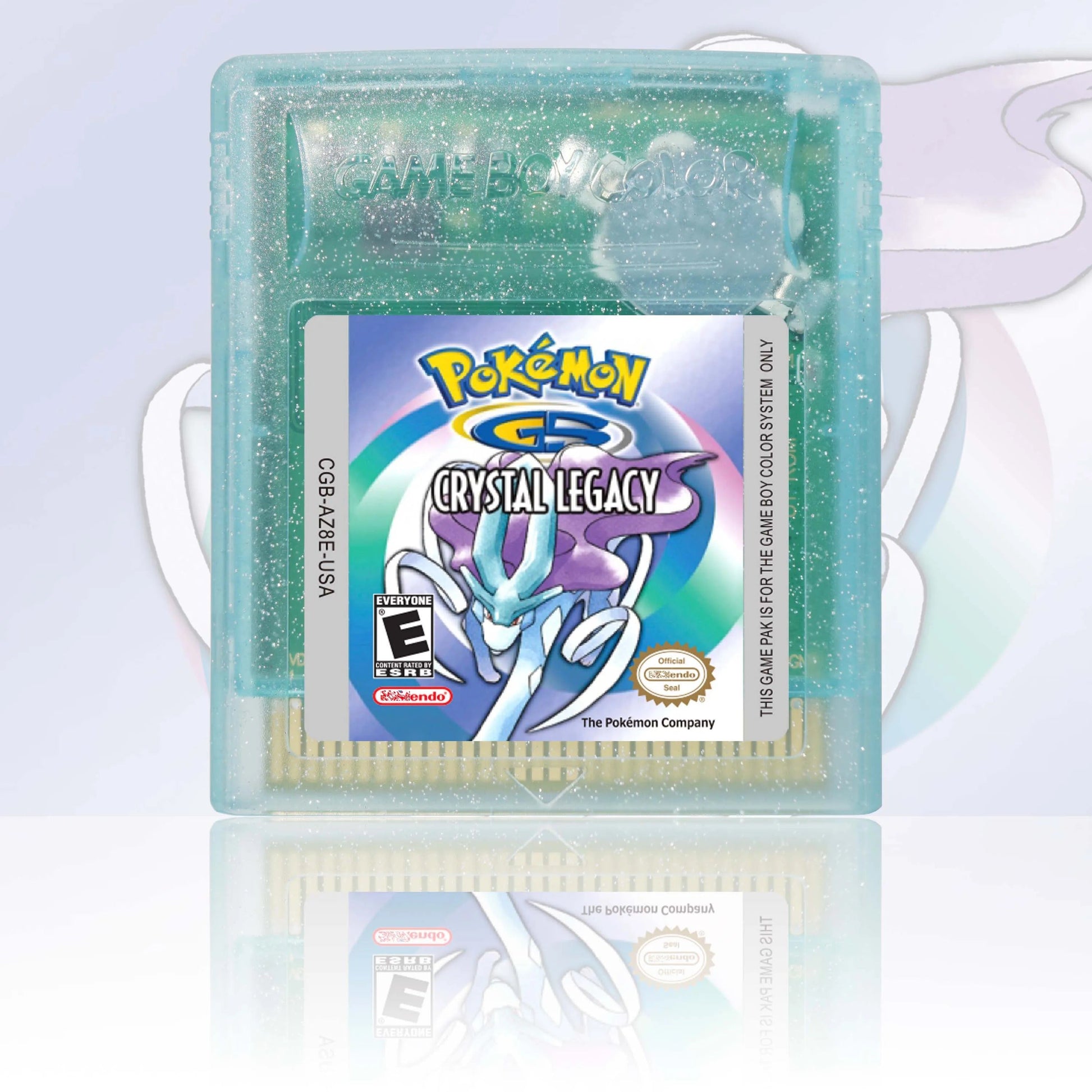 Pokémon Crystal Legacy – Game Boy Color Cartridge (US English) Romcarts