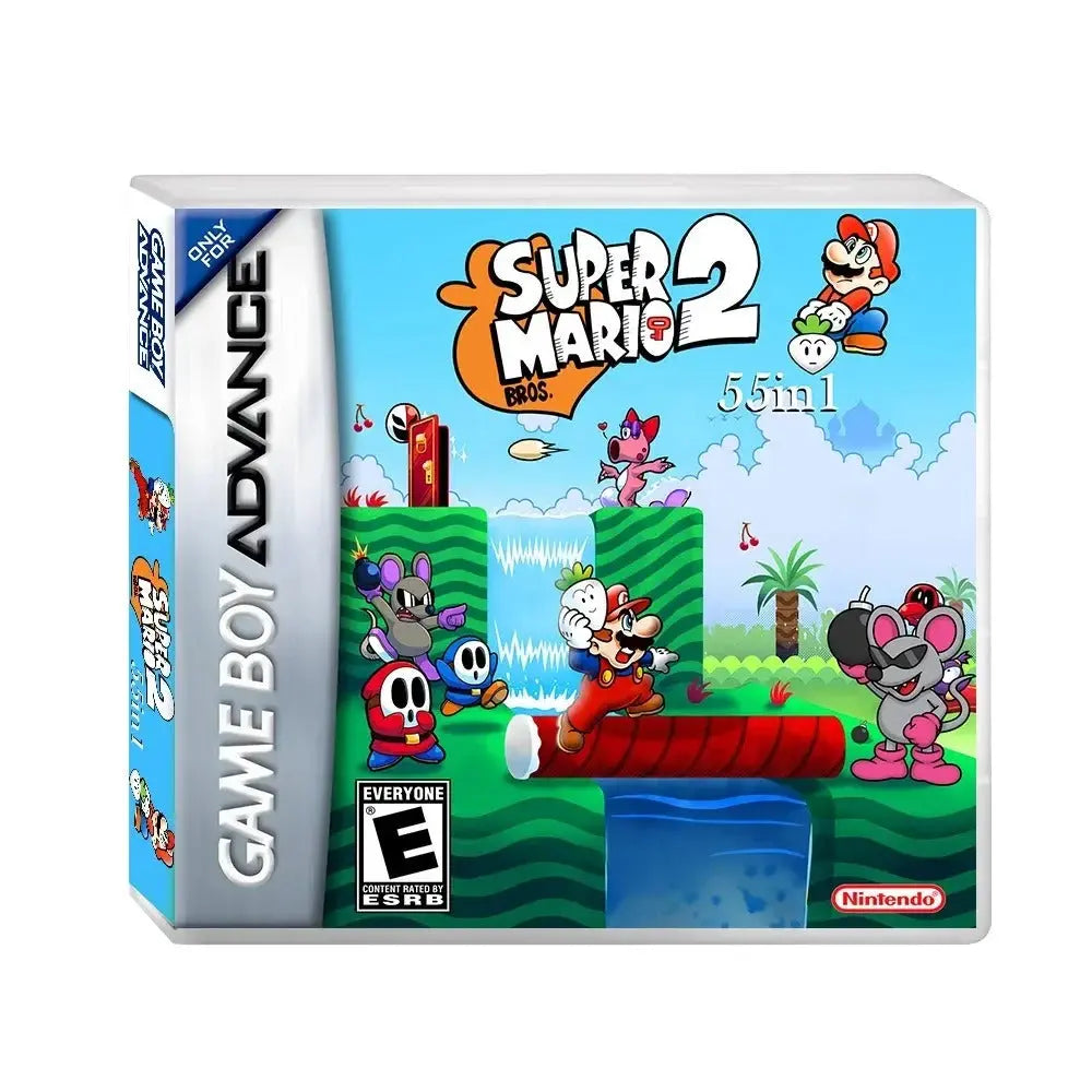 Super Brothers 2 – 55-in-1 GBA Adventure Game Cartridge (US English) Romcarts