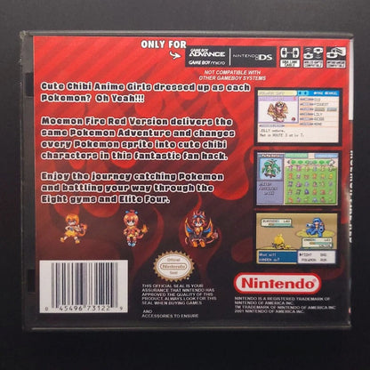 Pokémon Moemon FireRed (GBA English • RTC Version) Romcarts