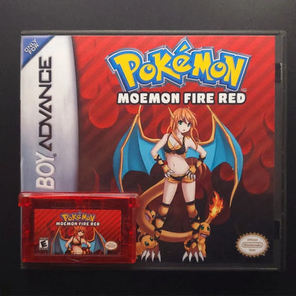 Pokémon Moemon FireRed (GBA English • RTC Version) Romcarts