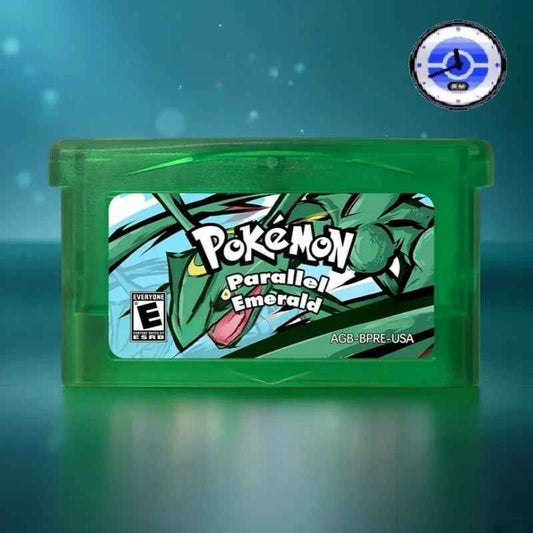 Pokémon Parallel Emerald RTC GBA Cartridge for Game Boy Advance – Custom Pokémon Emerald ROM
