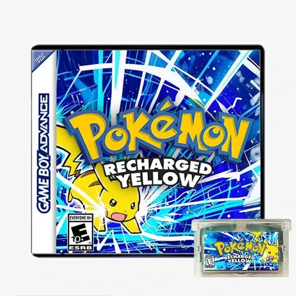 Pokémon Recharged Yellow – GBA Game Cartridge Romcarts