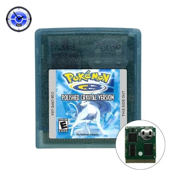 Pokémon Polished Crystal – Game Boy Color Cartridge (US English) Romcarts