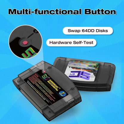 SummerCart64 (2025 Upgraded Version) – Ultra-Fast N64 Flash Cart Romcarts