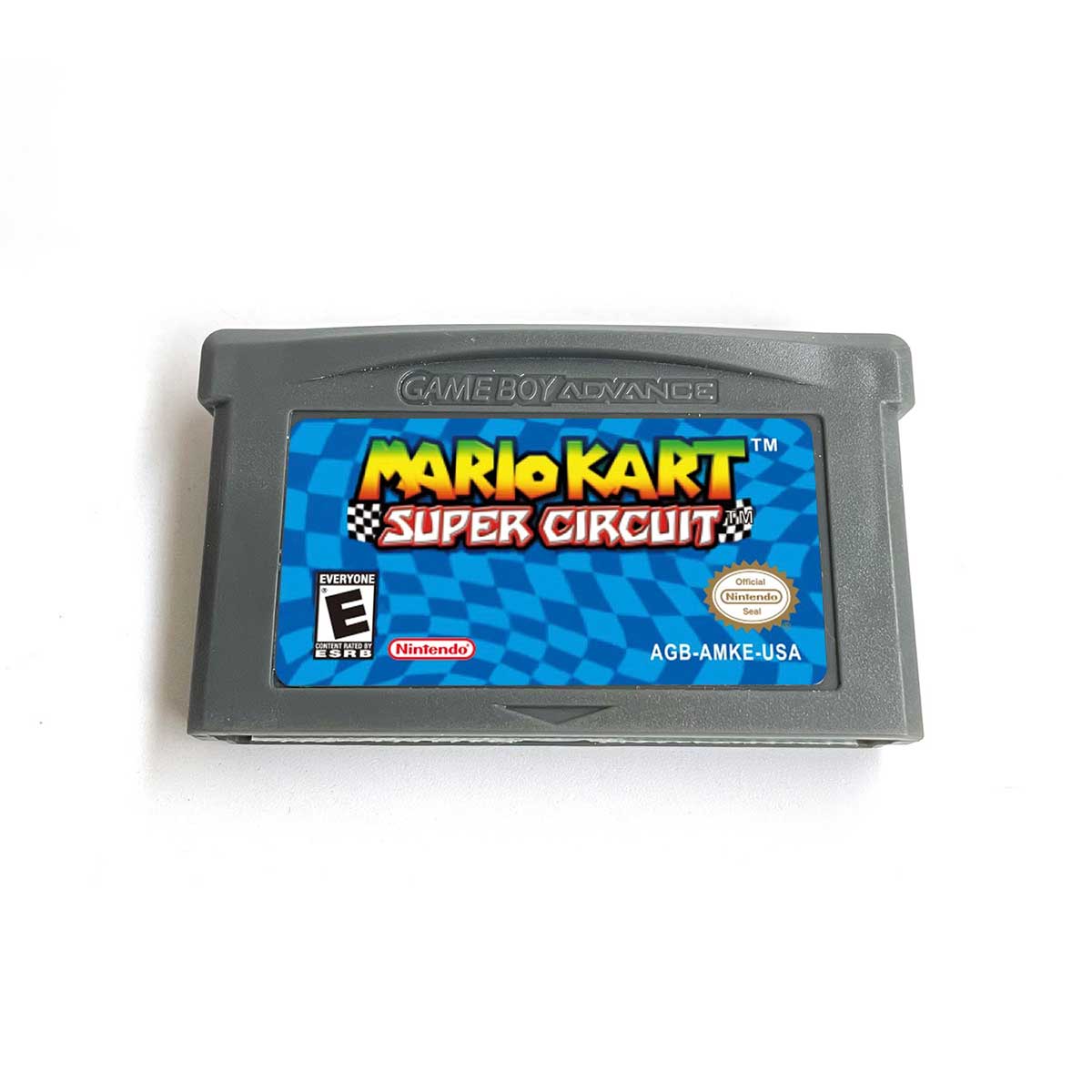 Mario Kart: Super Circuit reproduction GBA cartridge – English