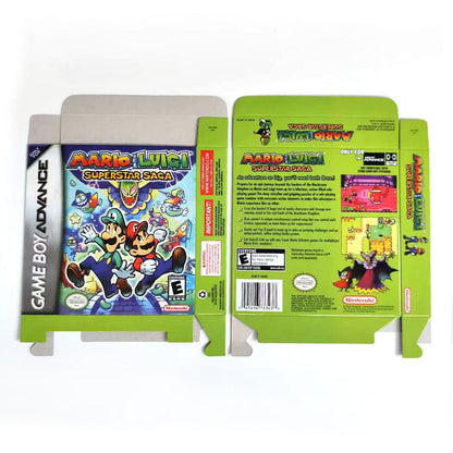 Mario & Luigi: Superstar Saga – GBA Game Cartridge (With Tray, Box) - Romcarts