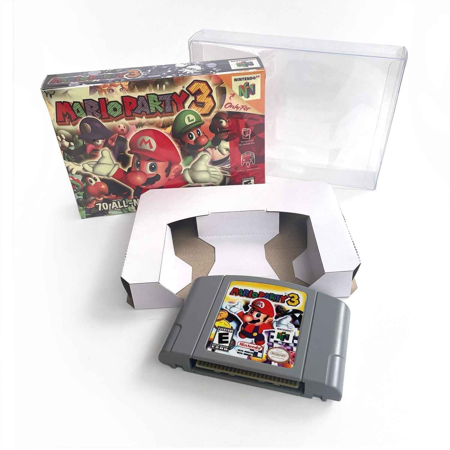 Mario Party 3 Game With N64 Case & Cart
