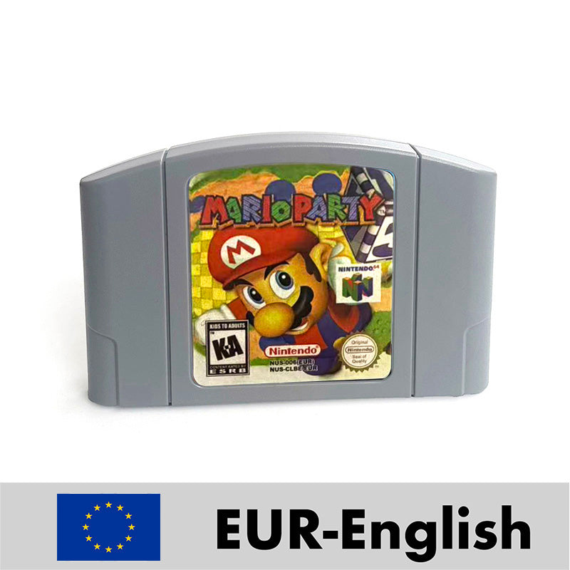 Mario Party reproduction N64 cartridge – English