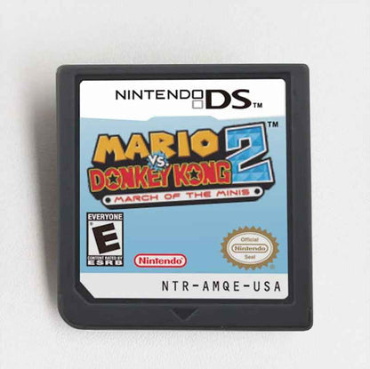 Mario Vs. Donkey Kong 2 March of the Minis Game Case & Cart
