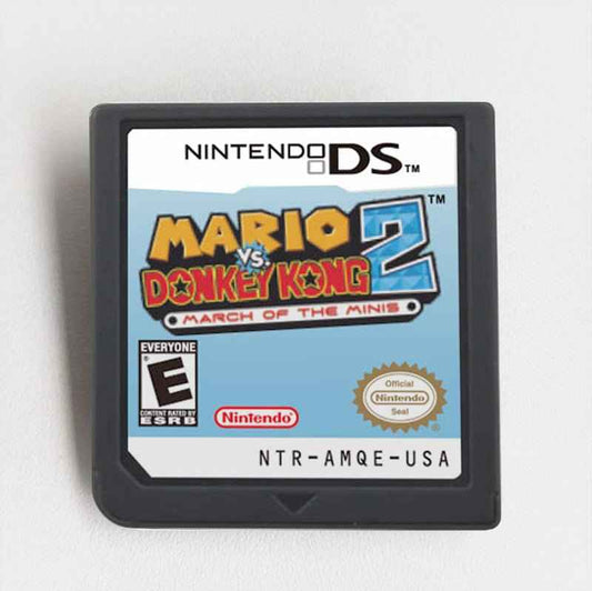 Mario Vs. Donkey Kong 2 March of the Minis Game Case & Cart