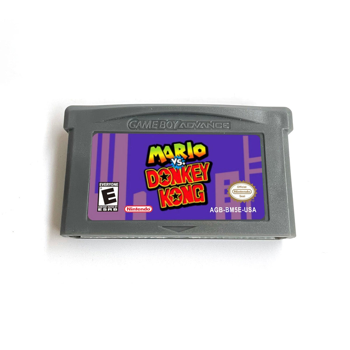Mario vs. Donkey Kong reproduction GBA cartridge – English