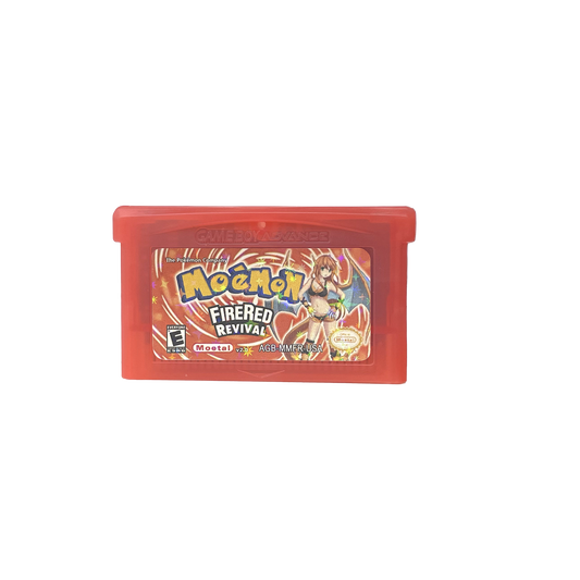 Moemon FireRed Revival – GBA Cartridge (English)