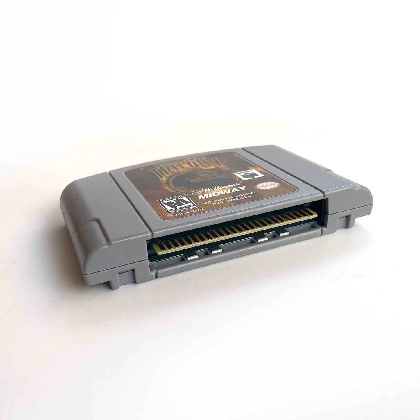 Mortal Kombat Game With N64 Case & Cart