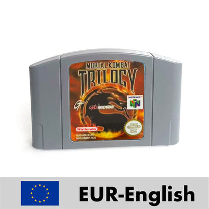 Mortal Kombat Trilogy reproduction N64 cartridge – English
