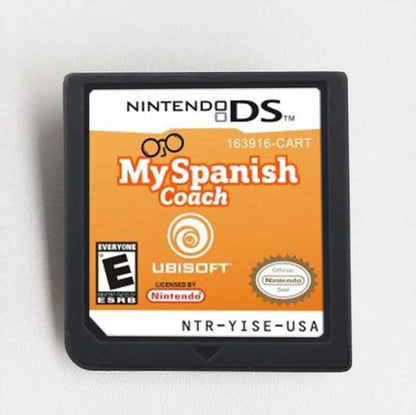 My Spanish Coach Ds Learn Spanish with Interactive Mini-Games & Vocabulary Game Case & Cart