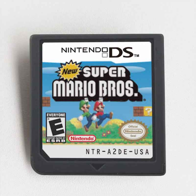New Super Mario Bros. Game Case & Cart