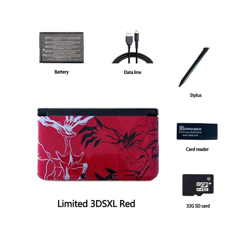 Nintendo 3DS XL Handheld Console (Refurbished) | 32GB/64GB/128GB Hacked Edition - Romcarts