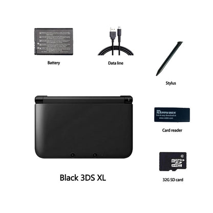 Nintendo 3DS XL Handheld Console (Refurbished) | 32GB/64GB/128GB Hacked Edition - Romcarts