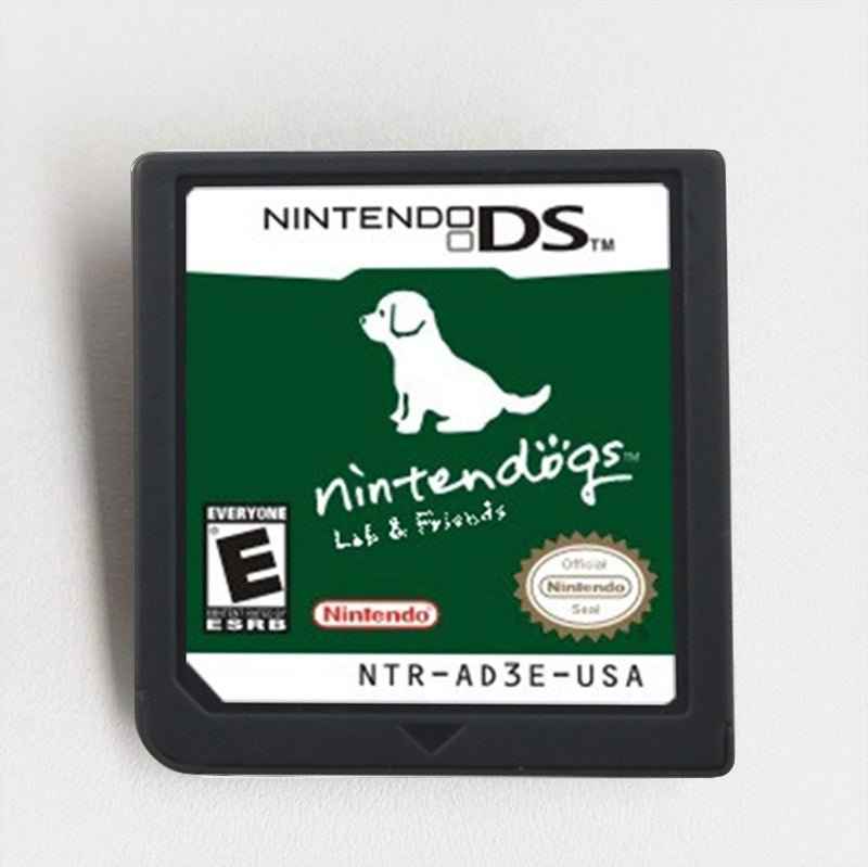 Nintendogs Dachshund & Friends Ds Adopt Train and Play with Multiple Breeds Game Case & Cart
