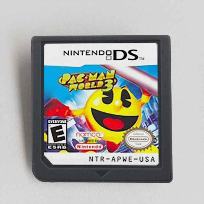 Pac - Man World 3 Platformer with New Combat and Character - Assisted Gameplay Game Case & Cart