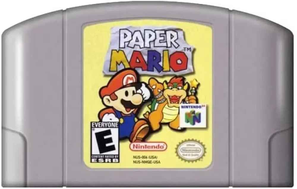 Paper Mario – Nintendo 64 Cartridge