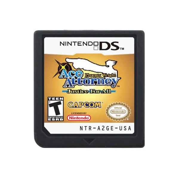 Phoenix Wright Ace Attorney Justice Case & Cart