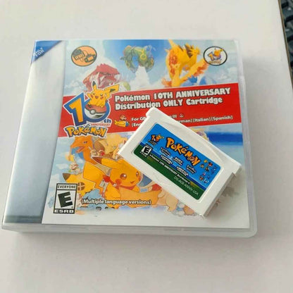 Pokémon 10th Anniversary Distribution Cartridge | Gen III GBA Event Cart