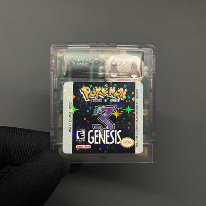 Pokémon Black & White 3: Genesis reproduction GB/GBC cartridge – English